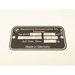 PLAQUE IDEN